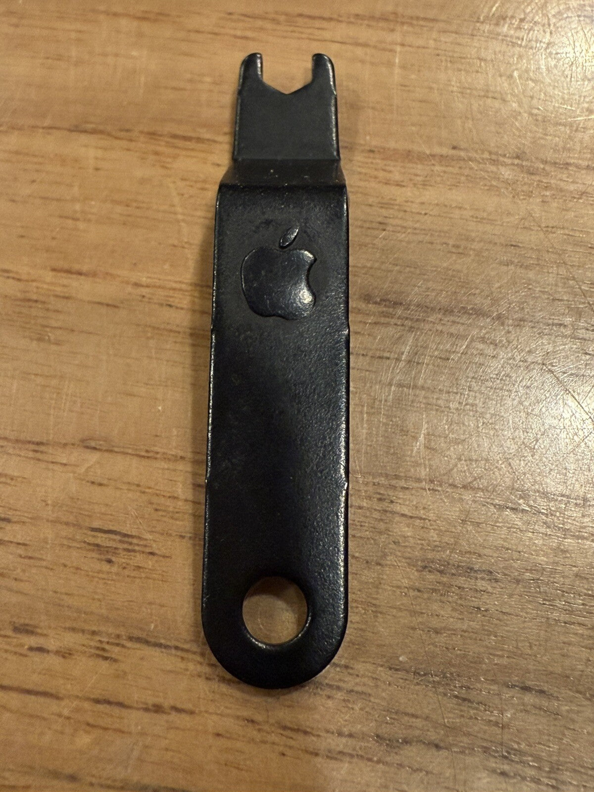 VINTAGE Apple II KEY FOB - Bell & Howell-  Apple Computer Wrench - BLACK