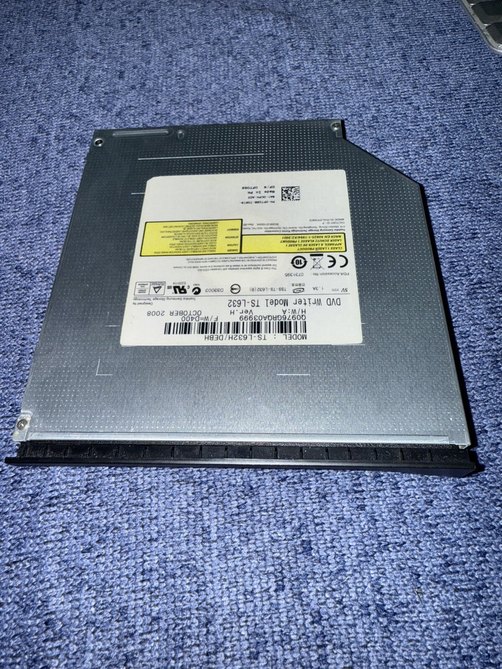 Samsung Toshiba Laptop DVD Writer Internal TS-L632H\DEBH Working