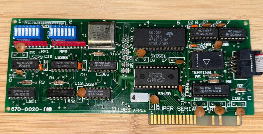 🍏 Apple 670-0020 Super Serial Card II with DB25 ... WORKS!