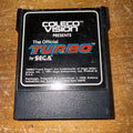 The Official Turbo by Sega Coleco Vision Video Game Cartridge - 1981