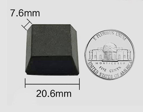 🍏Apple II+ IIe 4 Black Rubber Replacement Feet | Disk ][ | 3M adhesive