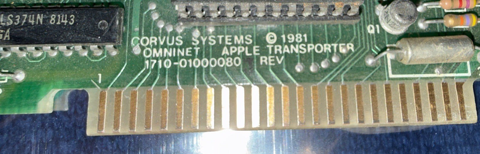 Apple Vintage Corvus Systems Transporter Omninet interface Early Production Unit