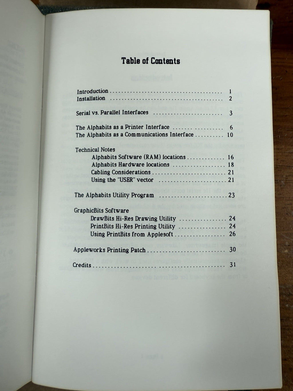 The Alphabits Serial Interface & More for Apple II CIB