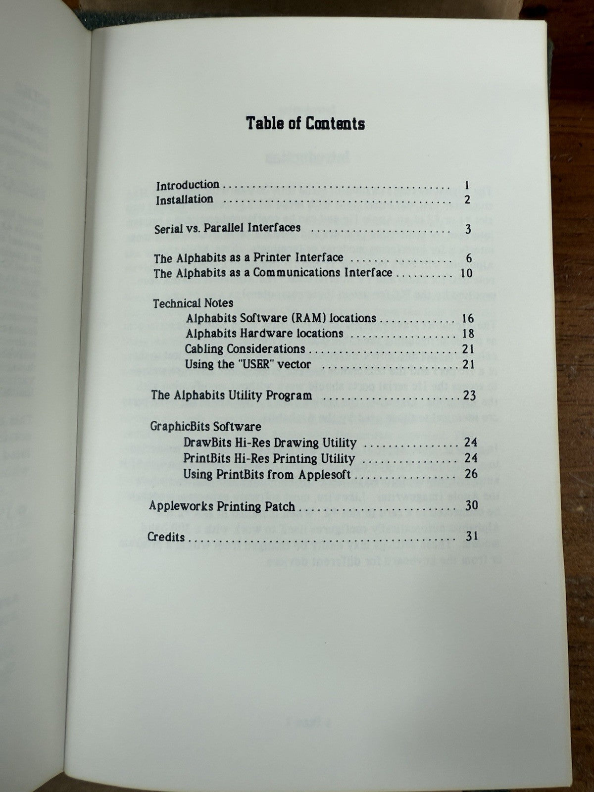 The Alphabits Serial Interface & More for Apple II CIB