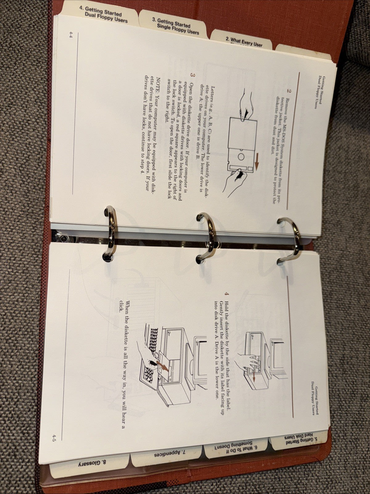 Vintage AT&T Personal Computer 6300 User’s  Guide