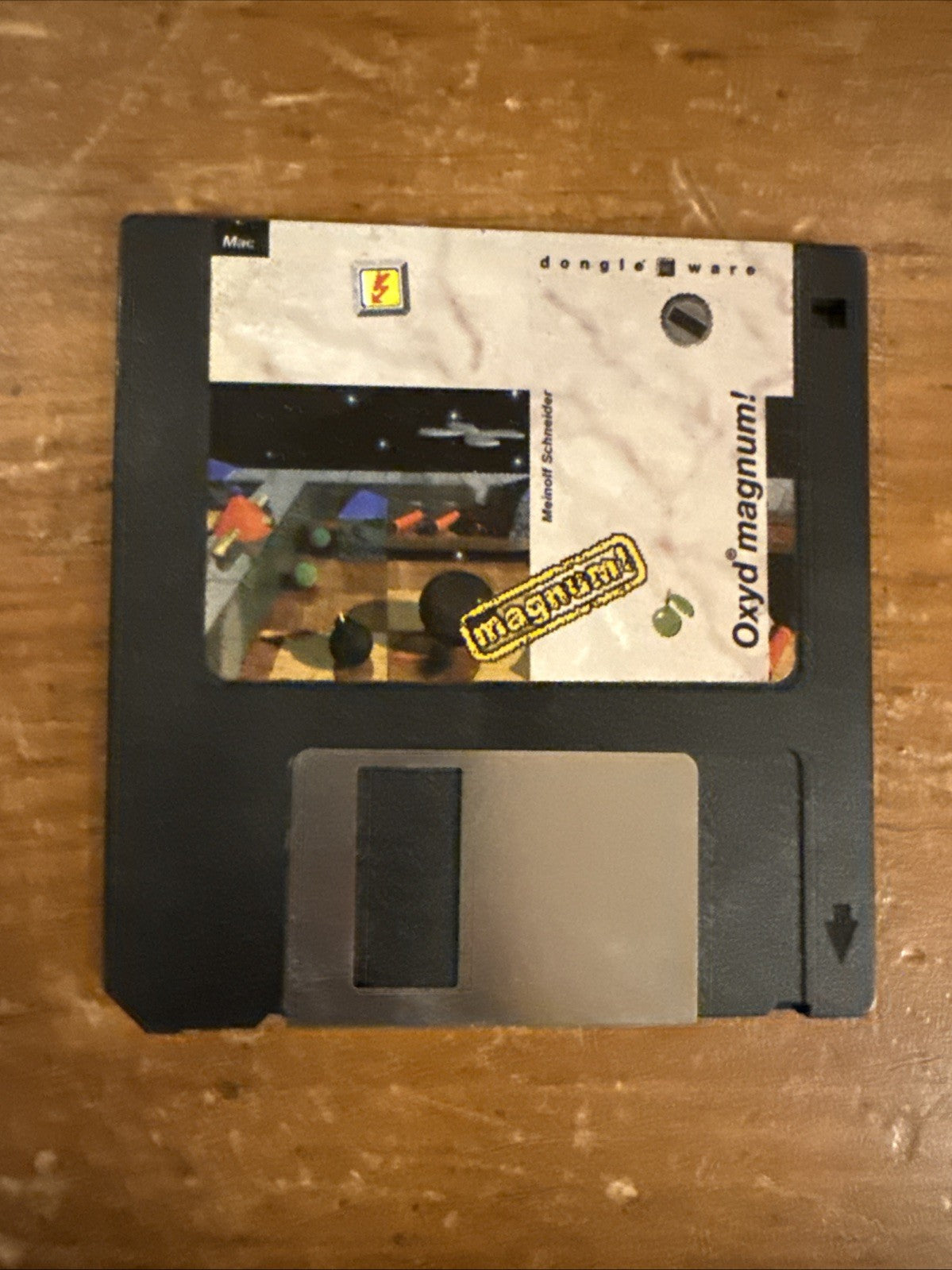 Oxyd Magnum! by Dongleware Publishing Floppy Disk 3.5" 3 1/2" 1993 - Tested Mac