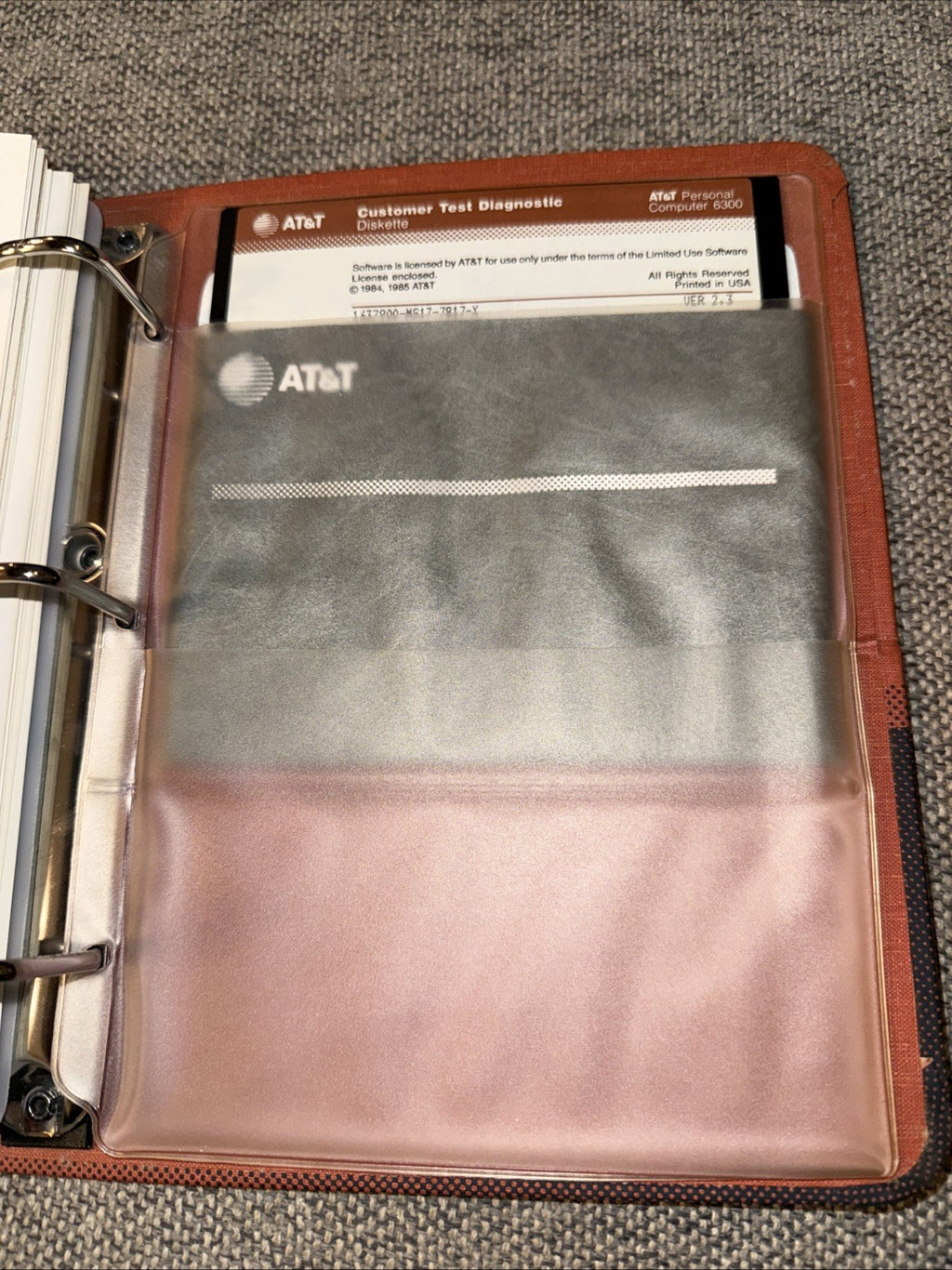 Vintage AT&T Personal Computer 6300 User’s  Guide