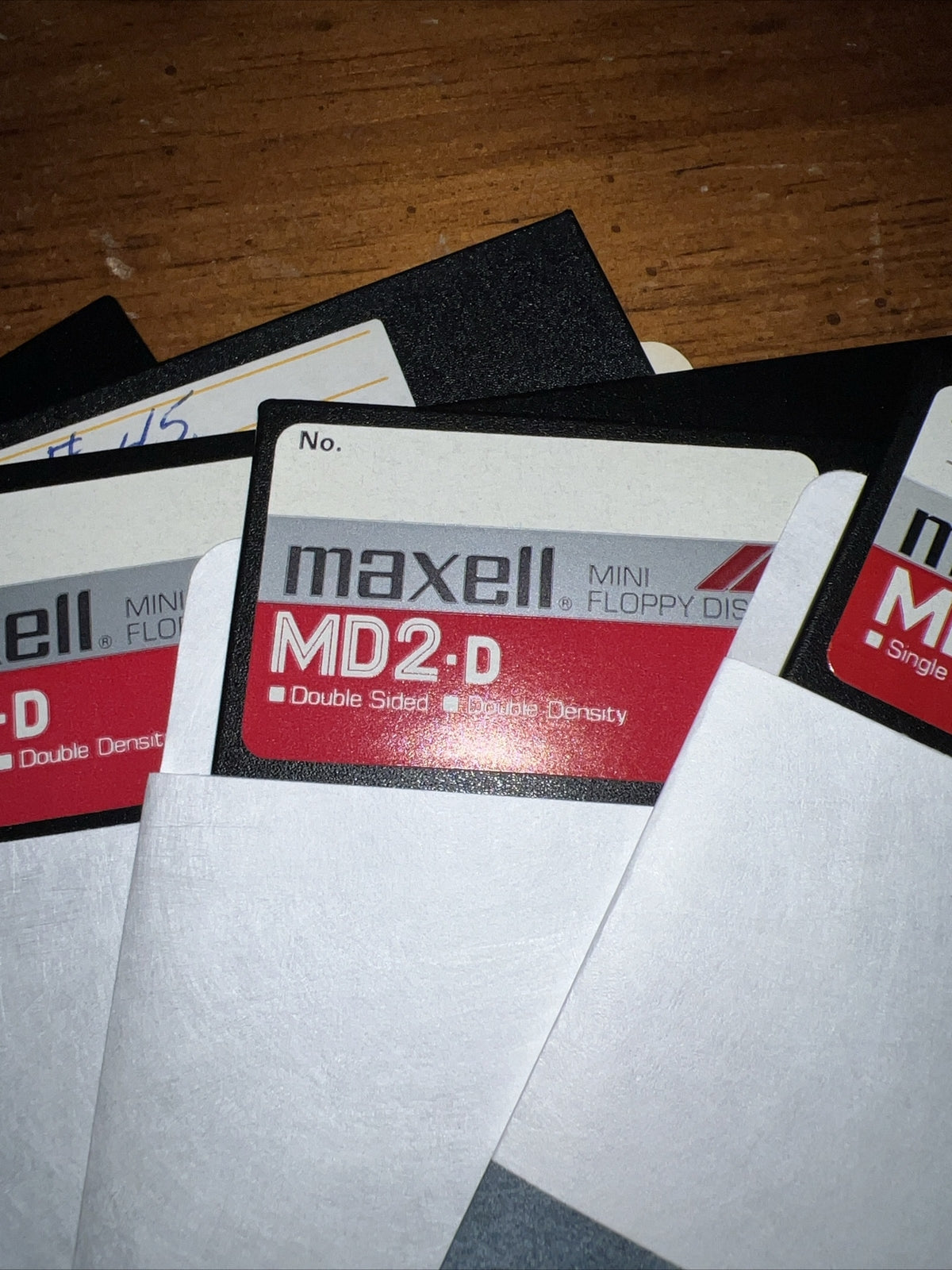 🍏 Five Assorted SS/DD 5.25 Floppy Disks Assorted And Labels