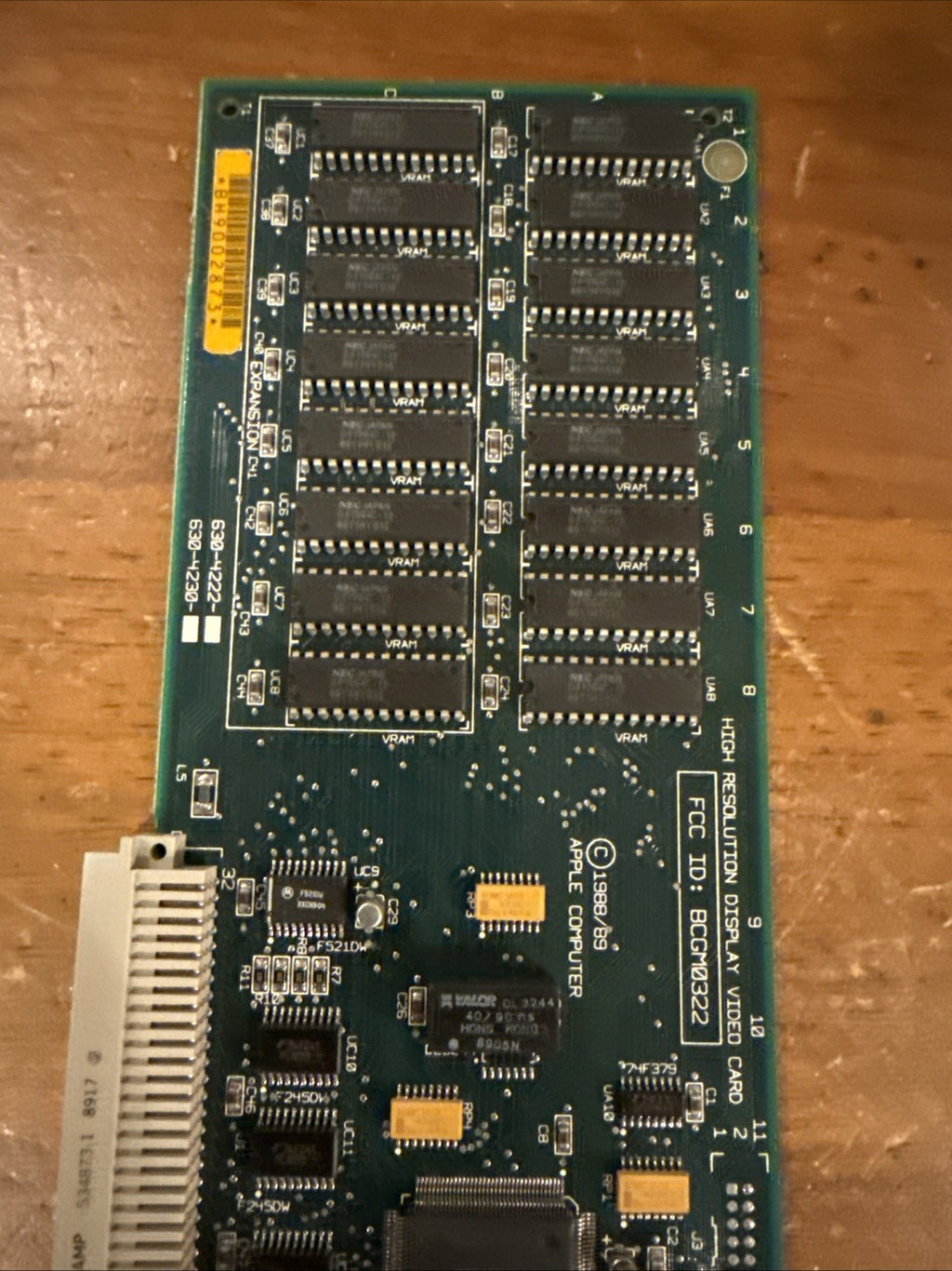 Apple Macintosh II IIx High Resolution Video Board  630-4222 630-4230