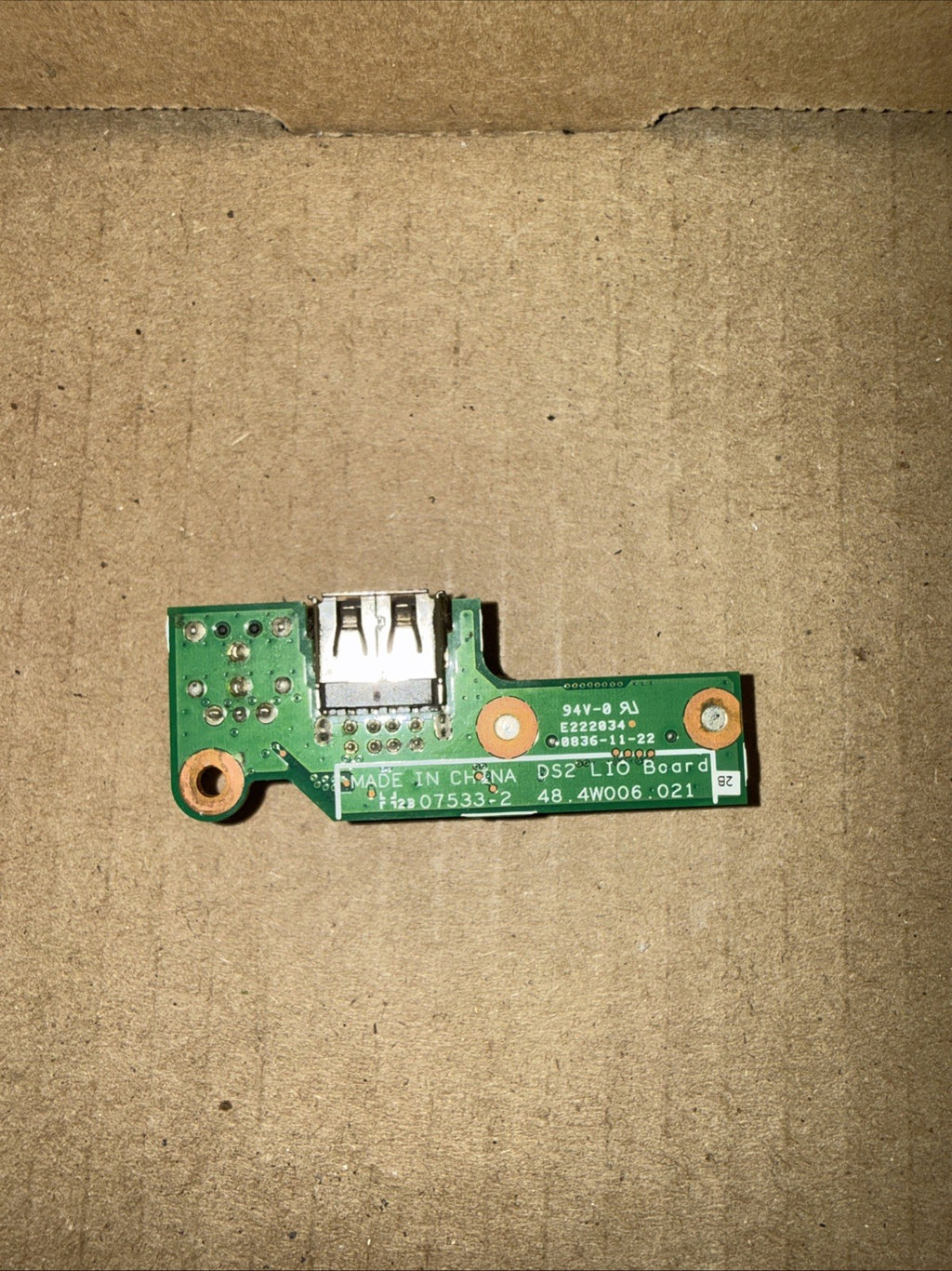 Lenovo Laptop USB Port Daughterboard DS2 LIO Board 48.4W006.021 OEM