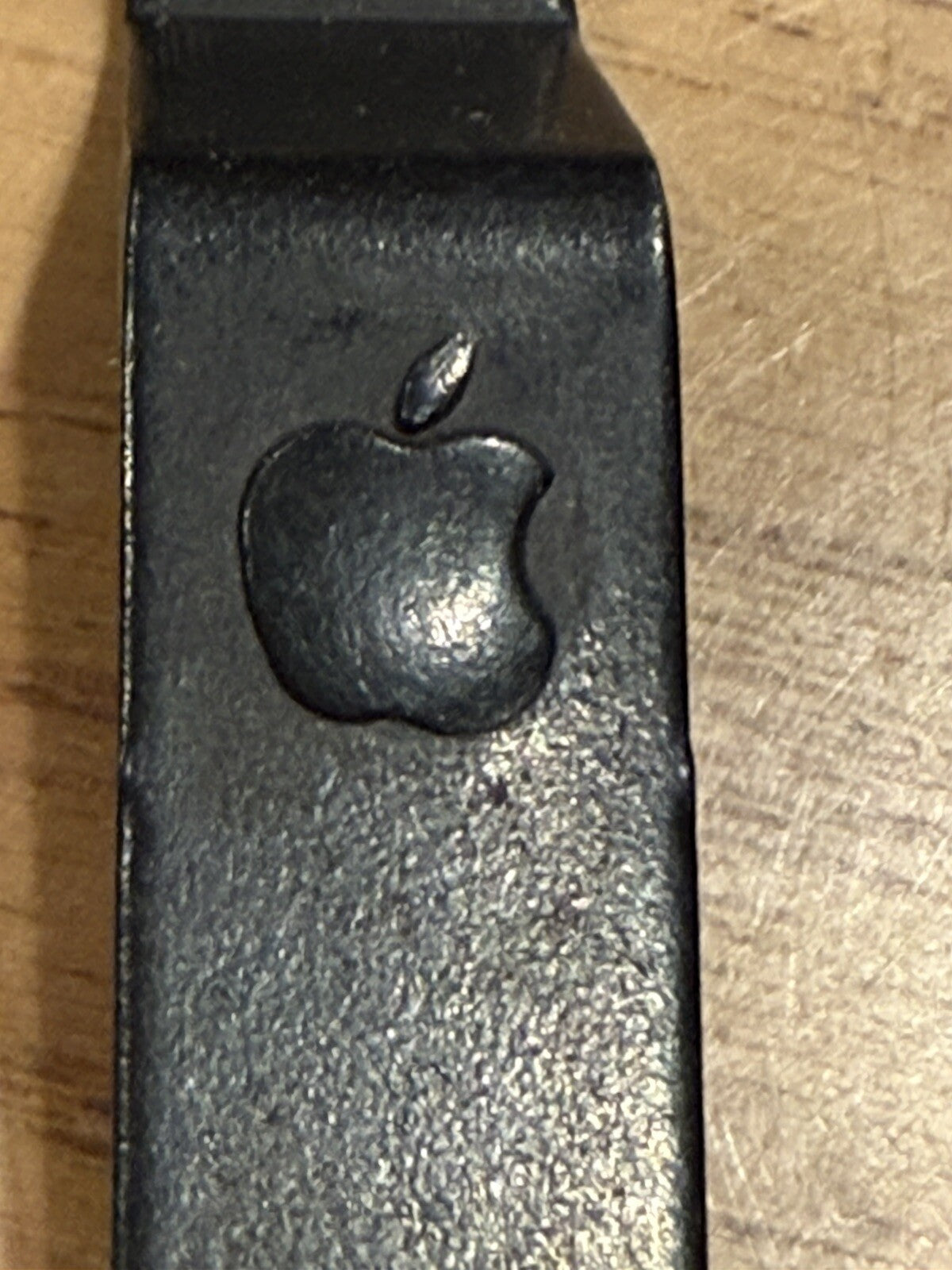 VINTAGE Apple II KEY FOB - Bell & Howell-  Apple Computer Wrench - BLACK