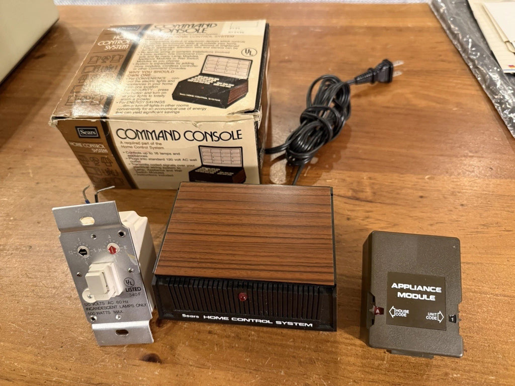 Vintage BSR Sears System X-10 / Command &  Appliance Module and Light Switch