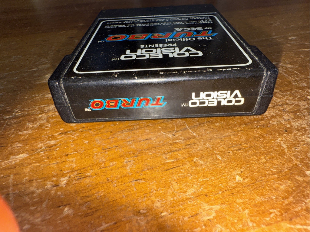 The Official Turbo by Sega Coleco Vision Video Game Cartridge - 1981