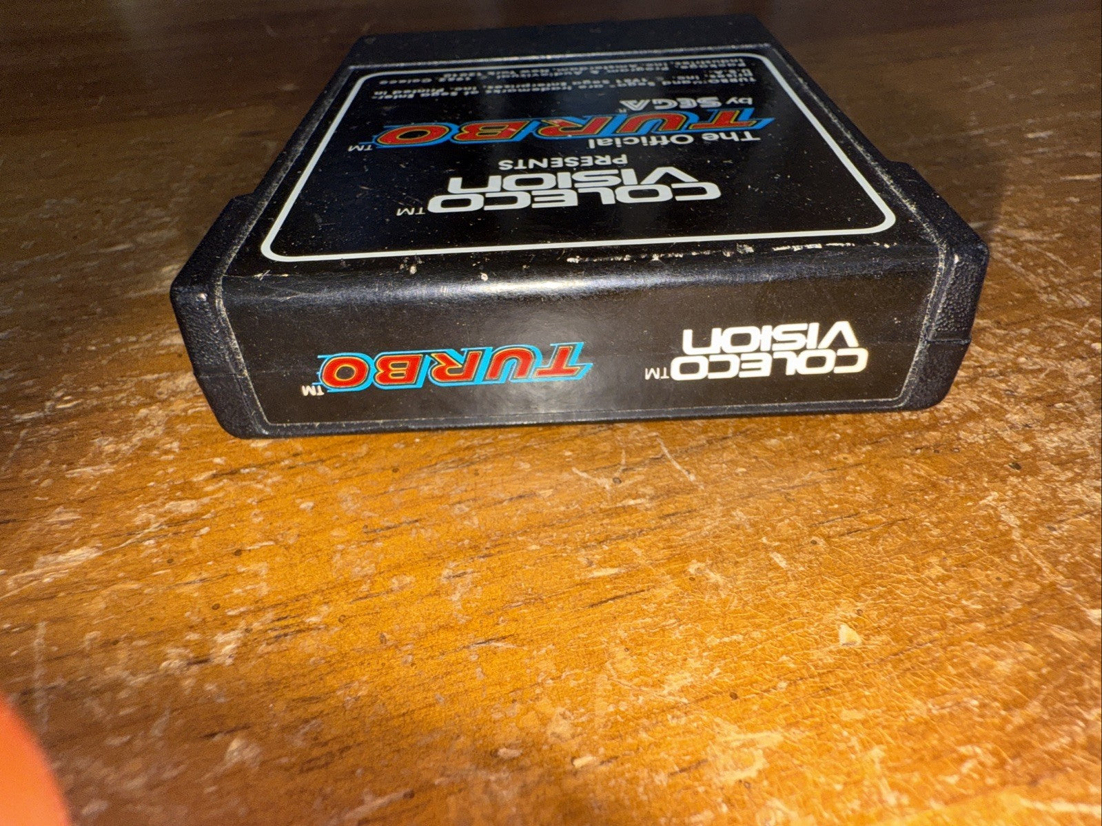 The Official Turbo by Sega Coleco Vision Video Game Cartridge - 1981