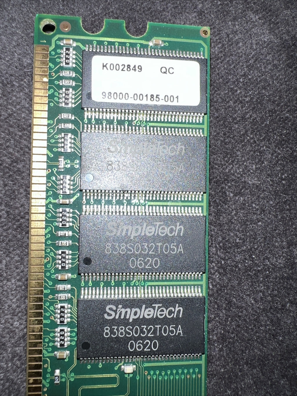 SimpleTech 512MB PC-3200 CL3 512MX16