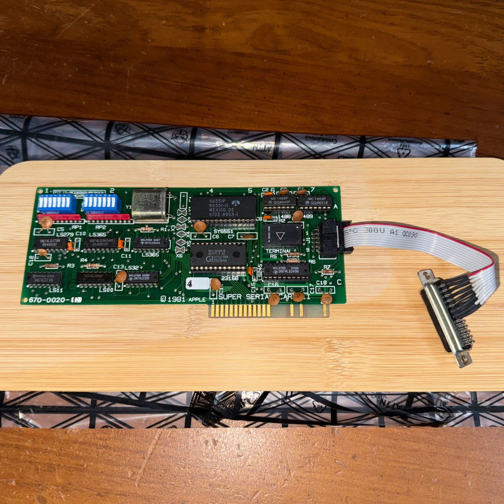 🍏 Apple 670-0020 Super Serial Card II with DB25 ... WORKS!
