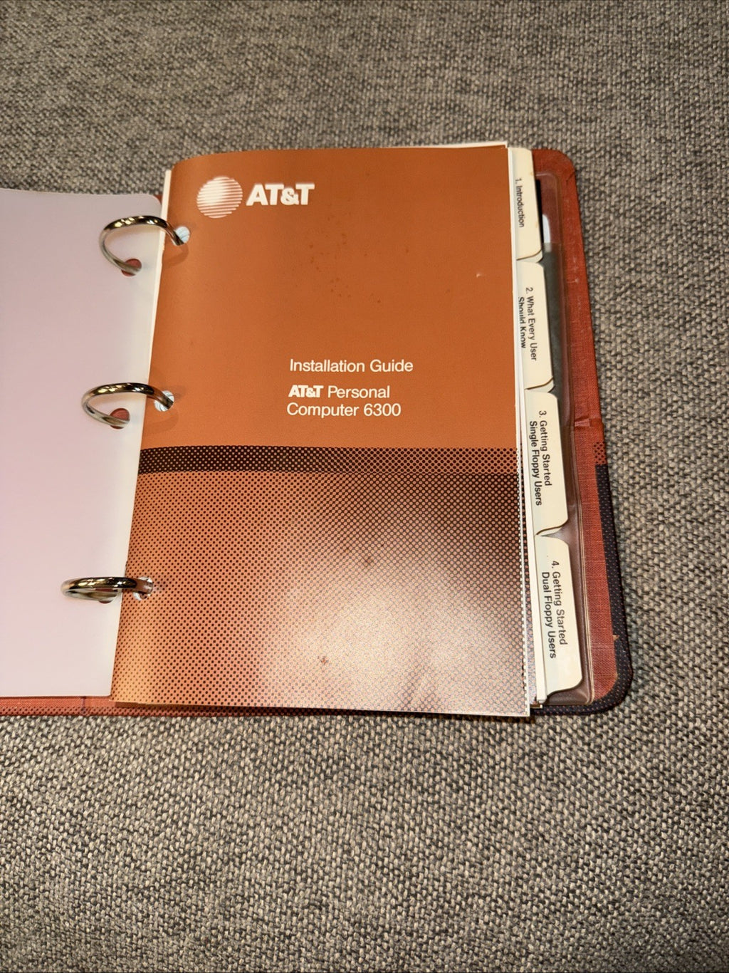 Vintage AT&T Personal Computer 6300 User’s  Guide
