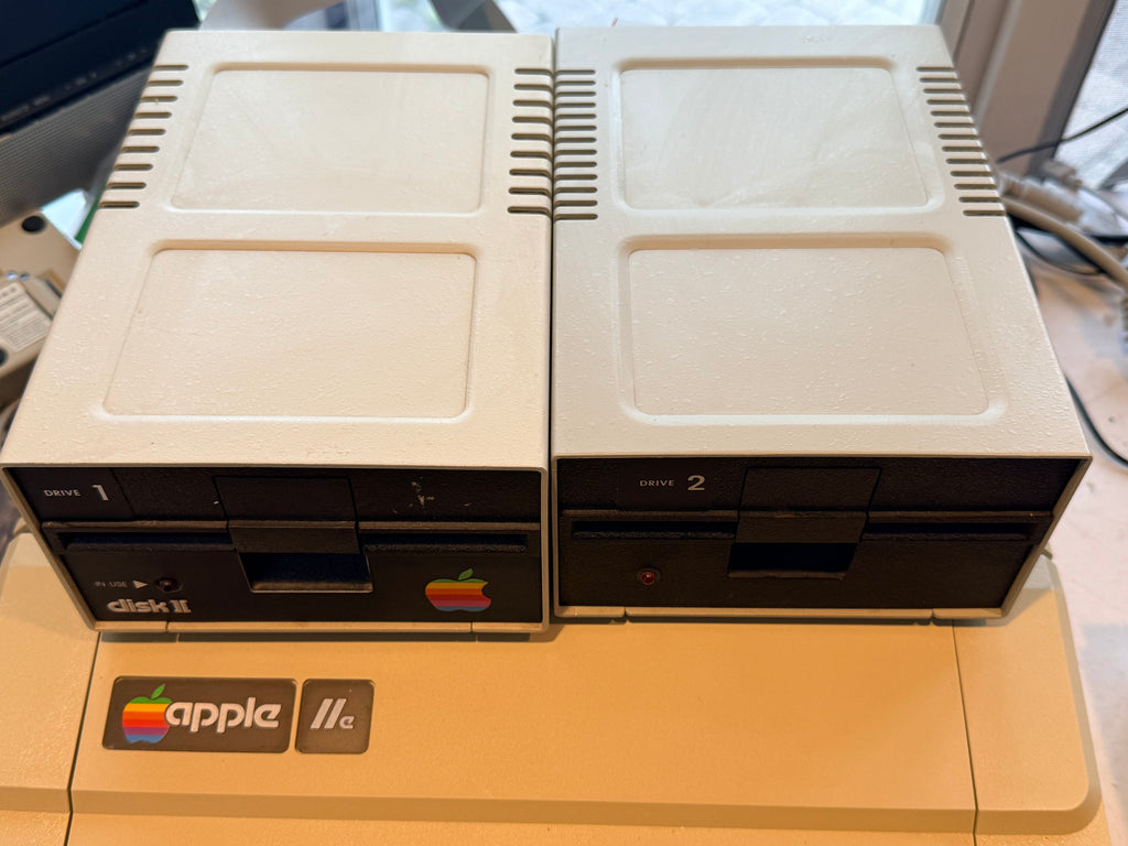 Apple IIe Enhanced Computer System – Rev B | 128K | Clean & Serviced | Drives + Controller