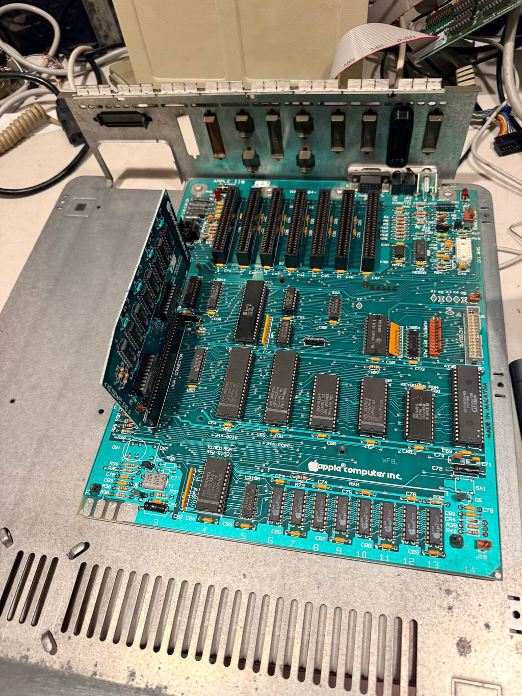 Apple IIe Enhanced Computer System – Rev B | 128K | Clean & Serviced | Drives + Controller