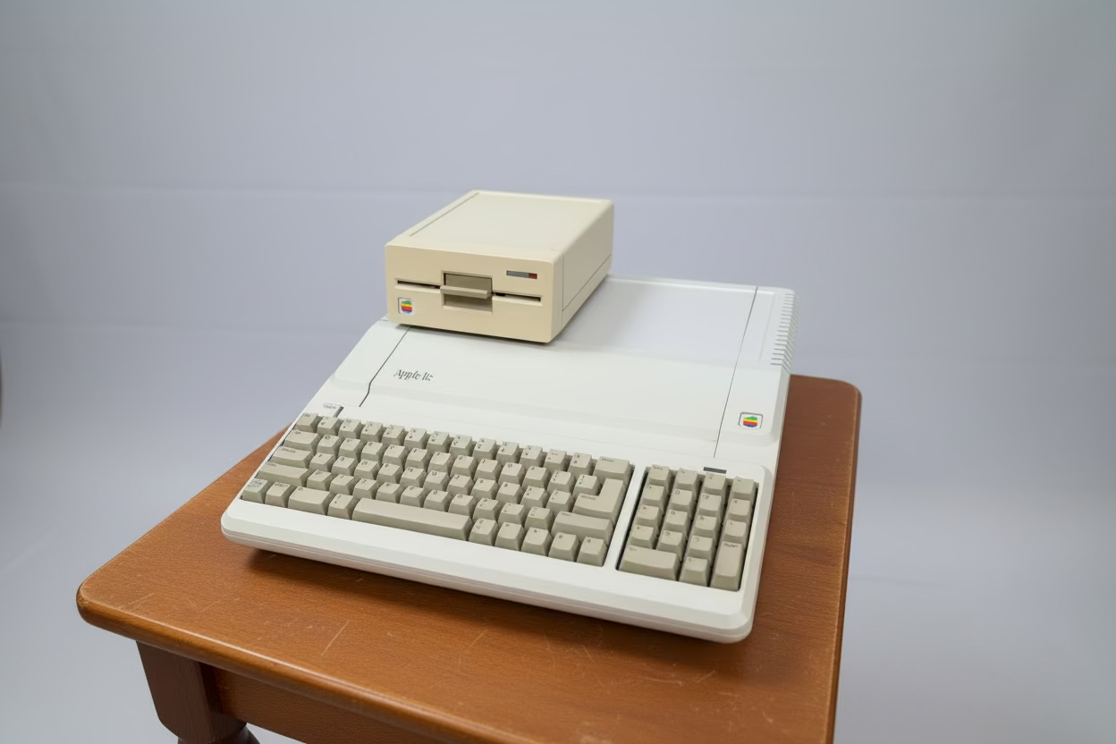 Apple IIe Platinum Edition – Excellent Condition – Fully Equipped