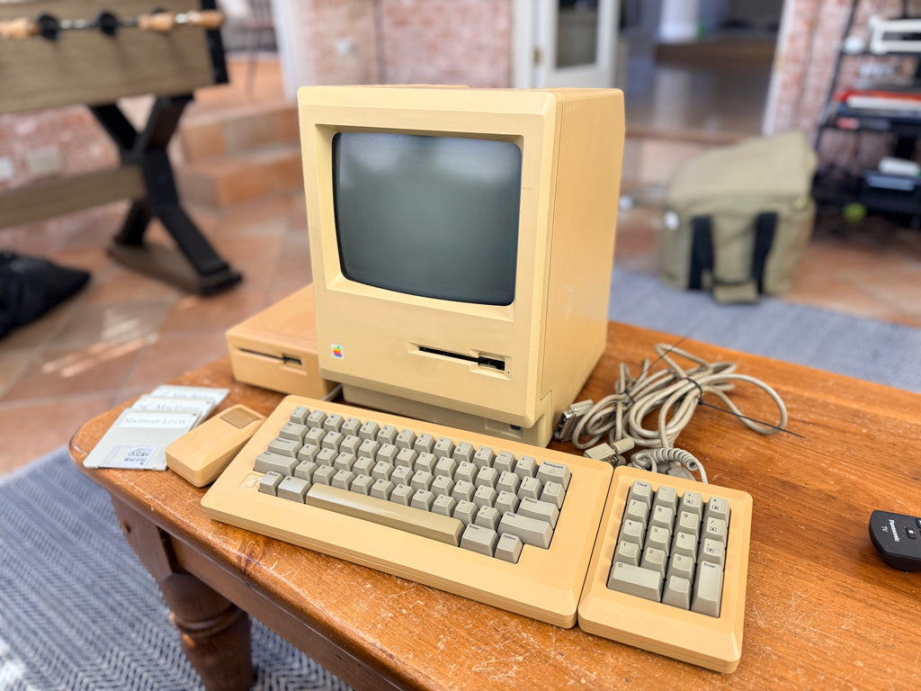 🍎 Macintosh 512K (Model M0001) — Fully Working, Complete System  Classic early Macintosh — fully tested and operational