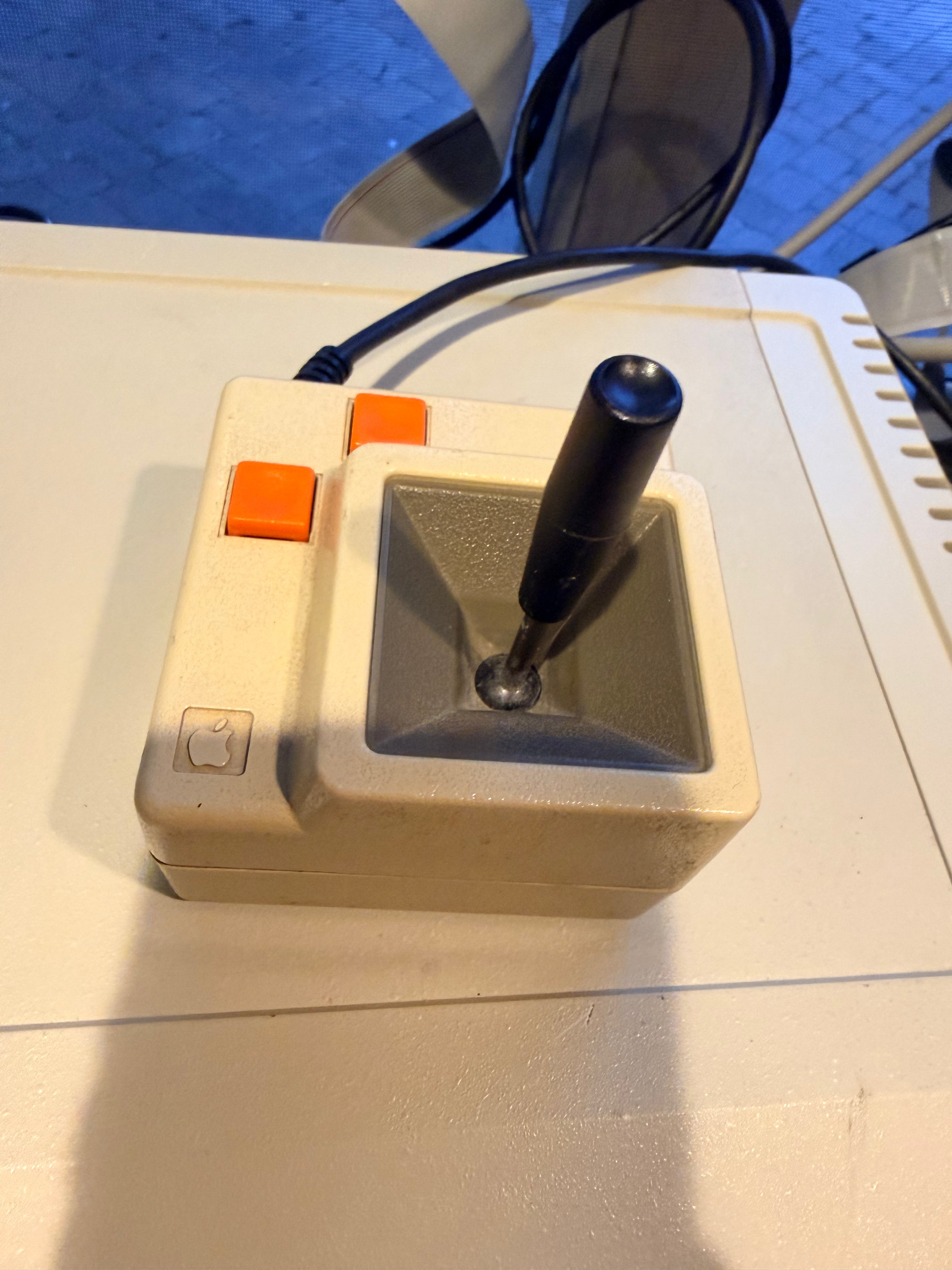 Apple II Plus 64K Fully Restored System w/ Amber Monitor, HDMI Card, Dual Drives & Apple Joystick