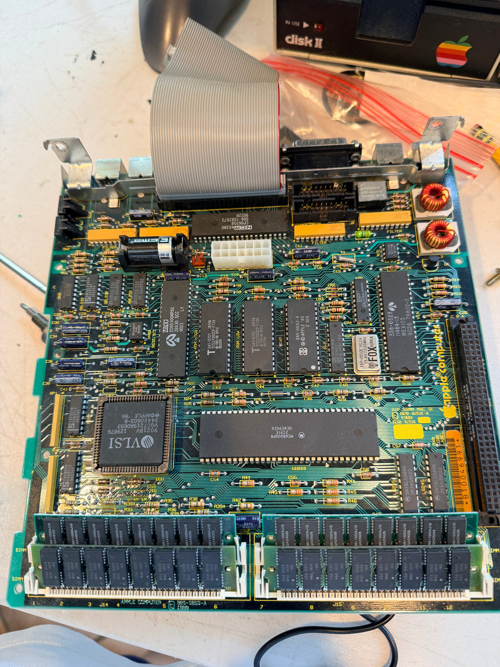 Apple Macintosh SE SuperDrive 4MB RAM BlueSCSI Mac OS 7.5.5| M5011 | Working