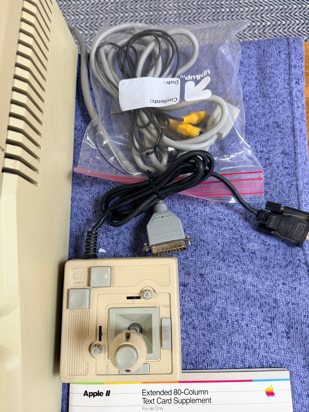 Apple IIe Enhanced Computer System (A2S2064) – Professionally Restored • Apple DuoDisk (A9M0108) • 128K • Manuals • Games