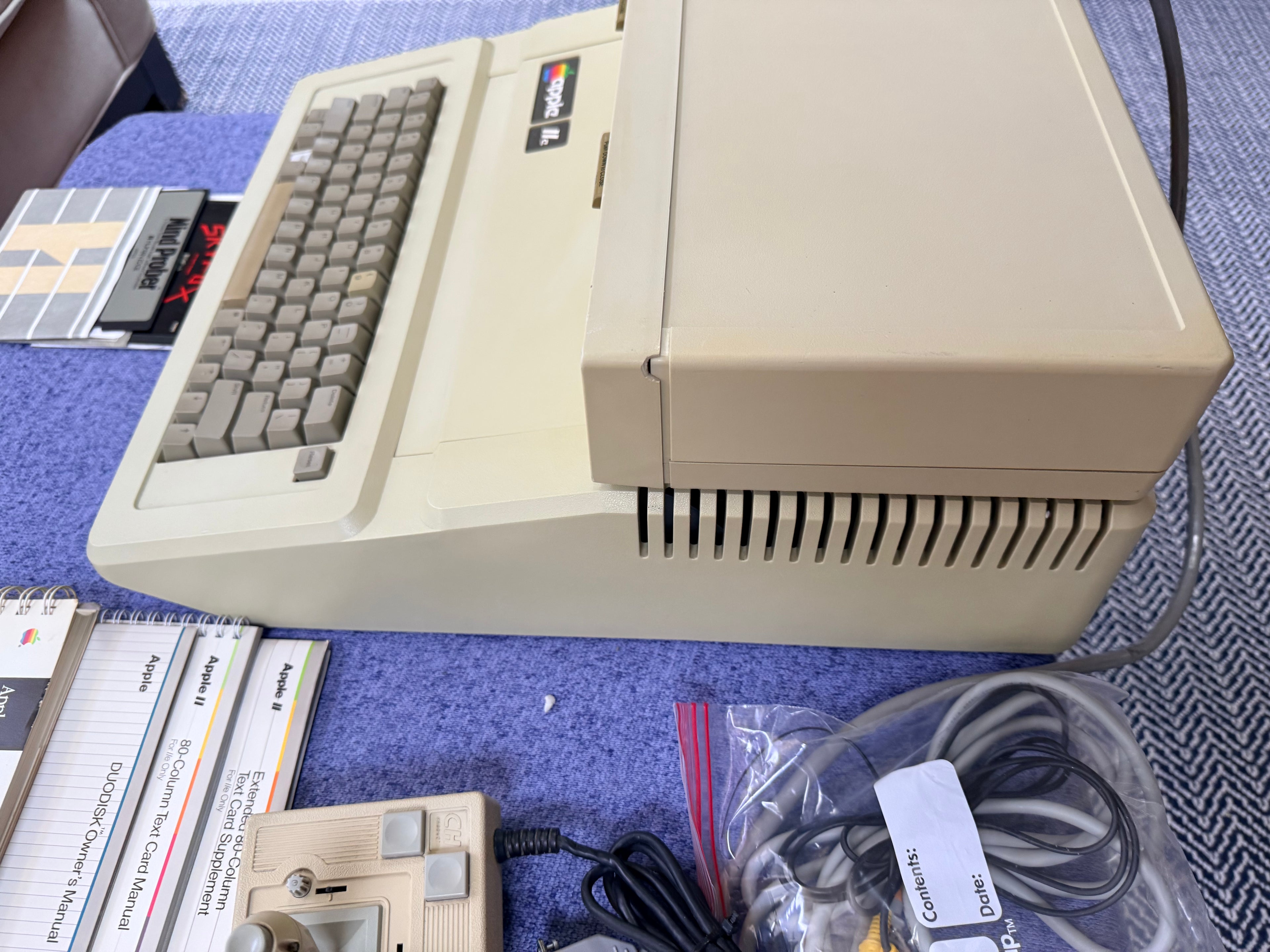 Apple IIe Enhanced Computer System (A2S2064) – Professionally Restored • Apple DuoDisk (A9M0108) • 128K • Manuals • Games