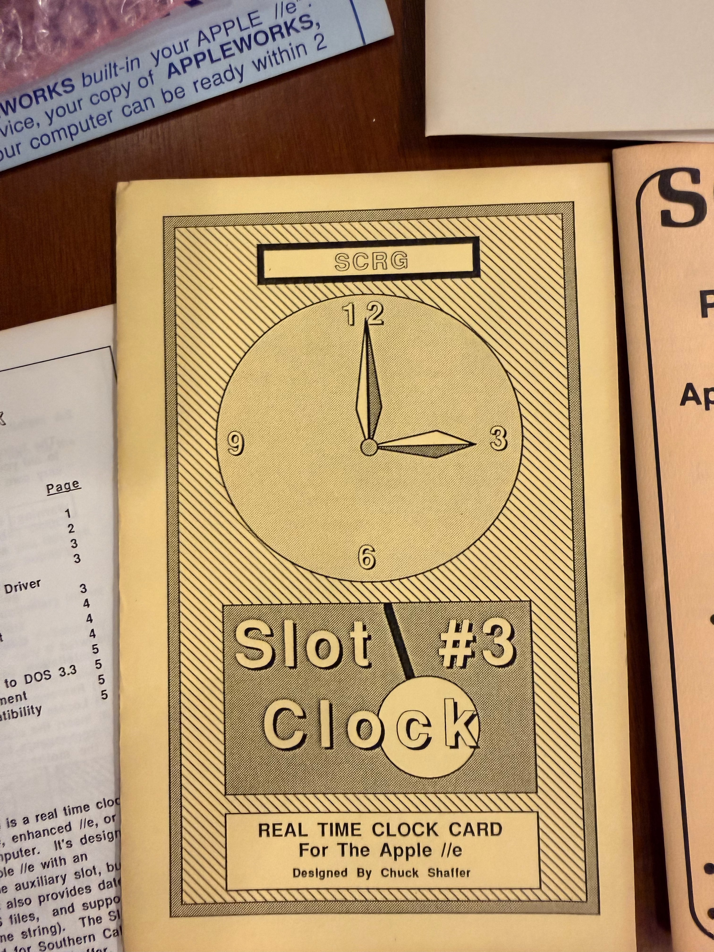 Vintage Apple IIe Slot 3 Clock – Southern California Research Group – New Old Stock / Open Box