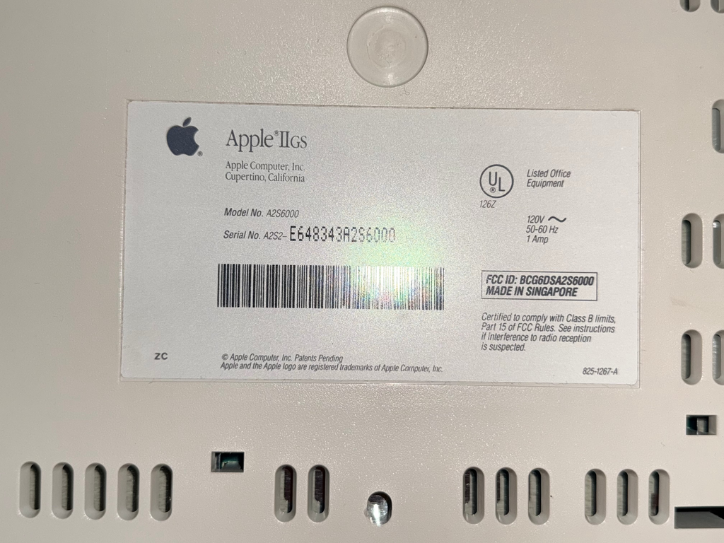 Apple IIGS ROM 1 “Woz Edition” — Fully Loaded, Pristine System
