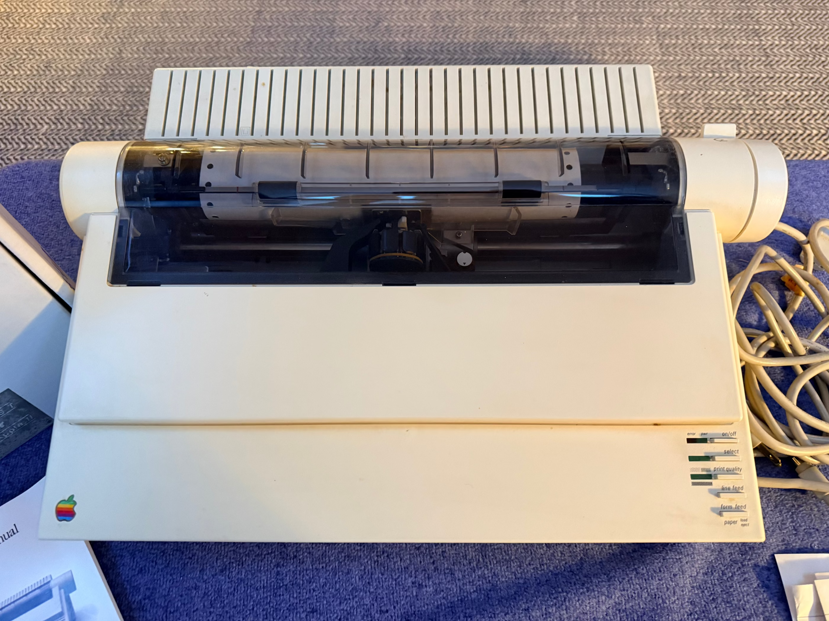 Apple ImageWriter II Printer (A9M0310) — Tested & Working