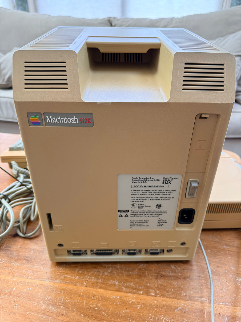 🍎 Macintosh 512K (Model M0001) — Fully Working, Complete System  Classic early Macintosh — fully tested and operational