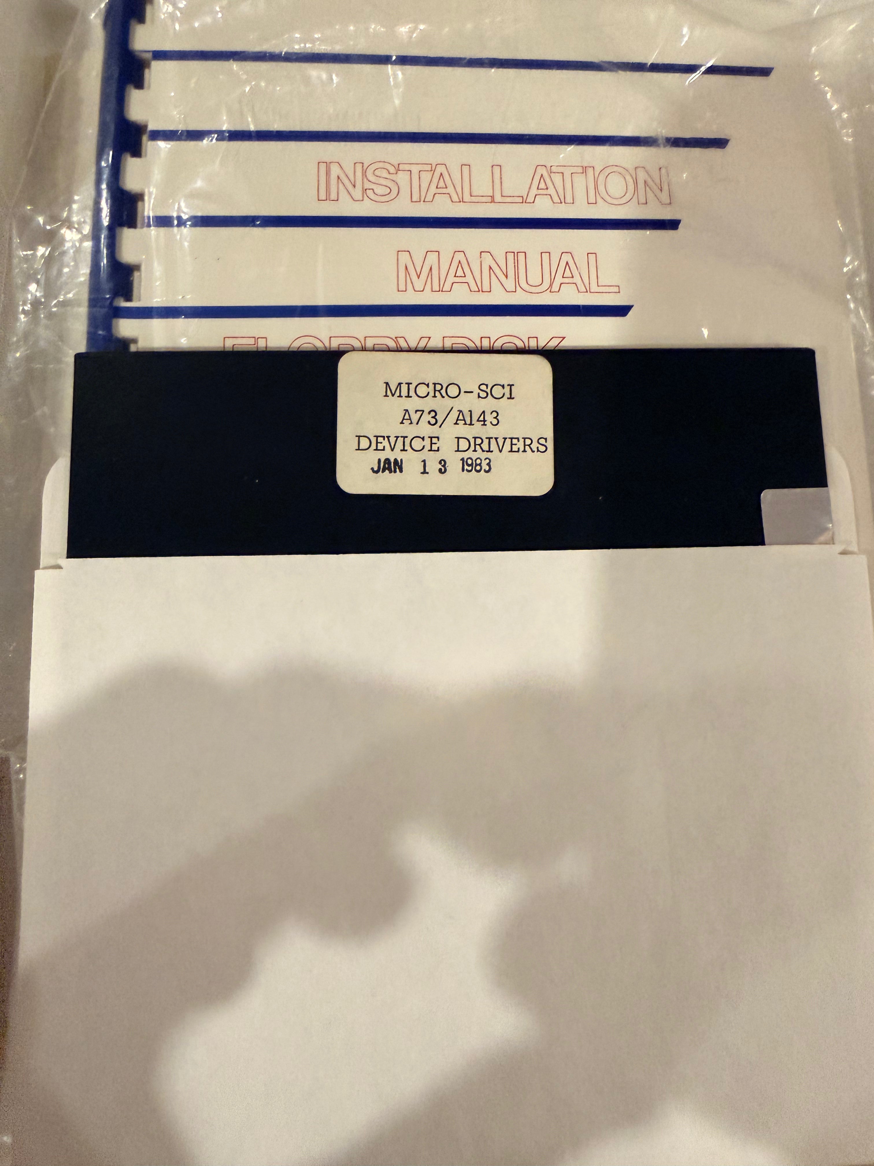 🔥 Apple /// Computer System – 9/10 Condition – Matching Monitor /// + NOS MicroSci Drive 🔥