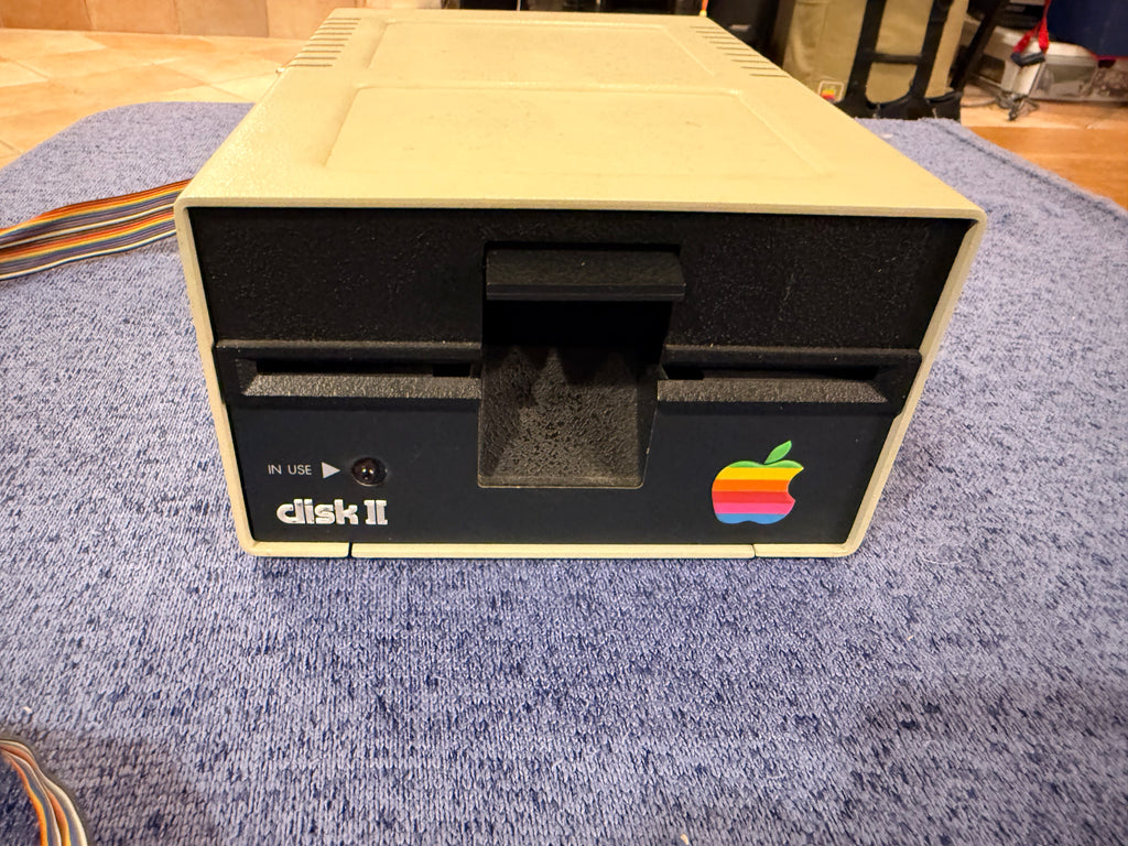 Early Apple II Disk ][ w/ Apple Computer Asset Tag 17292