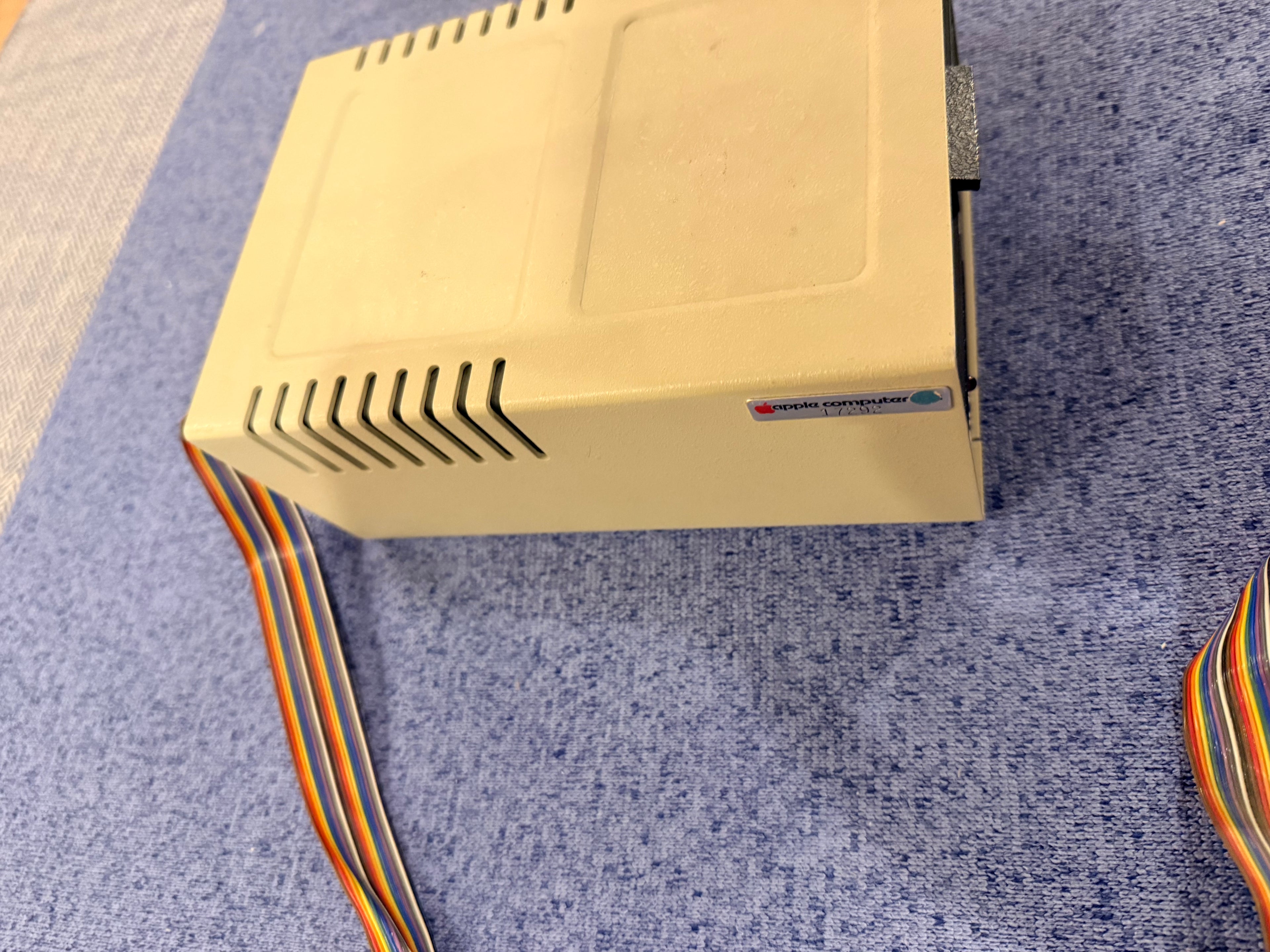 Early Apple II Disk ][ w/ Apple Computer Asset Tag 17292