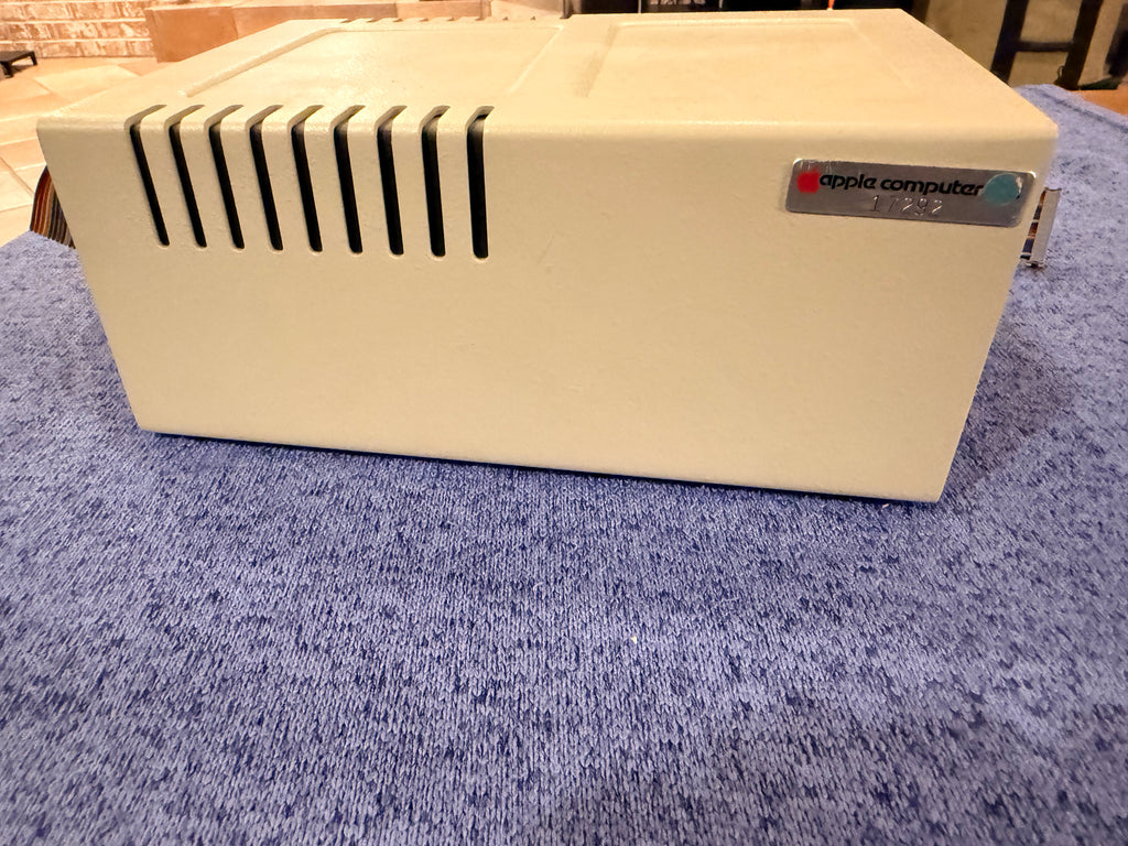 Early Apple II Disk ][ w/ Apple Computer Asset Tag 17292