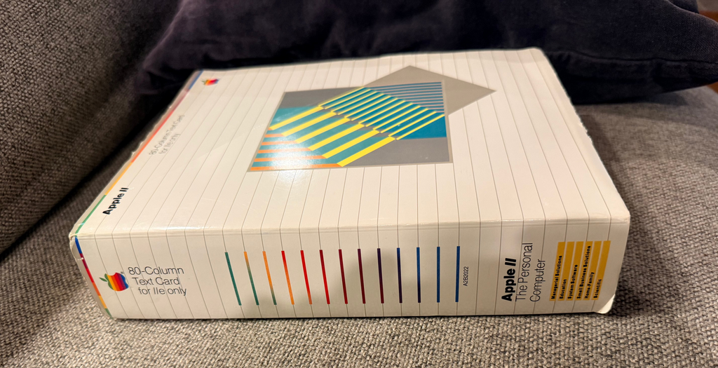 Apple IIe 80-Column Text Card w/ Original Box, Manuals & Packaging – Tested