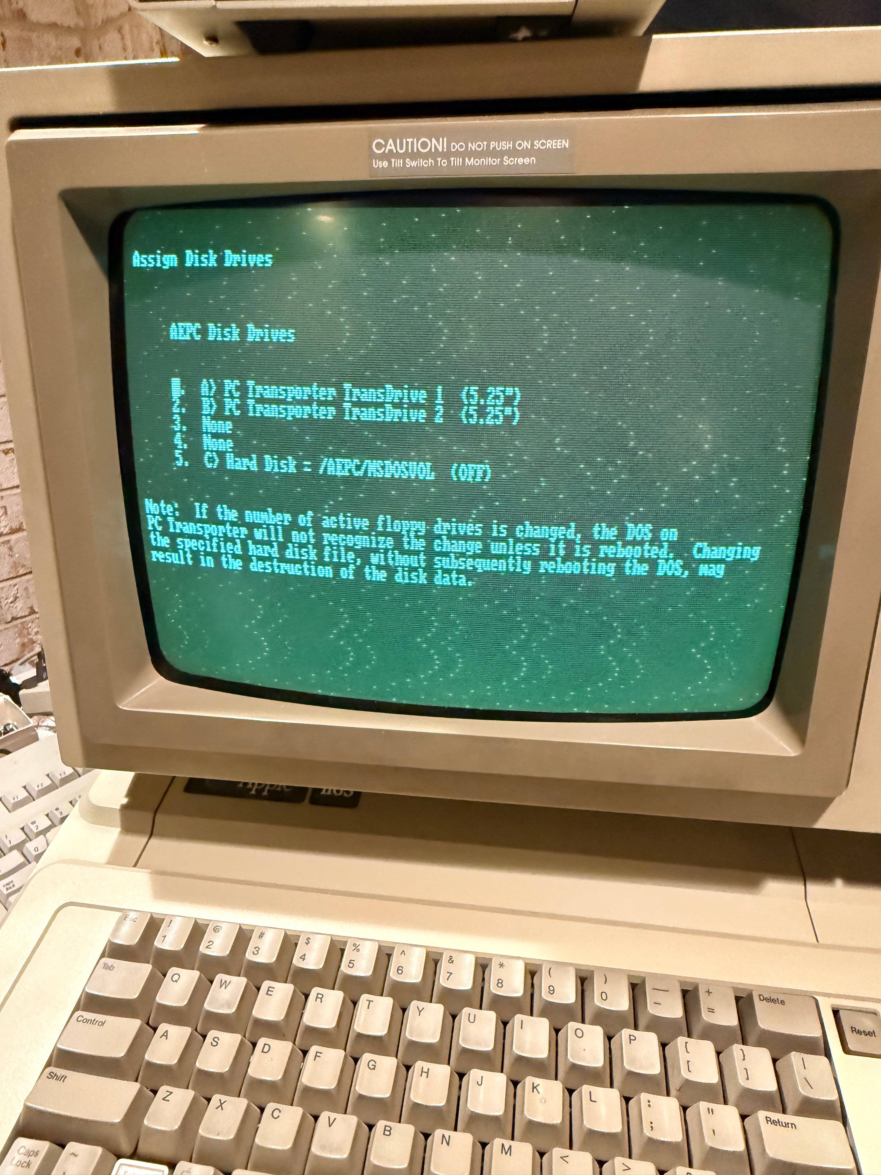 Apple II PC Transporter by Applied Engineering w/ ColorSwitch