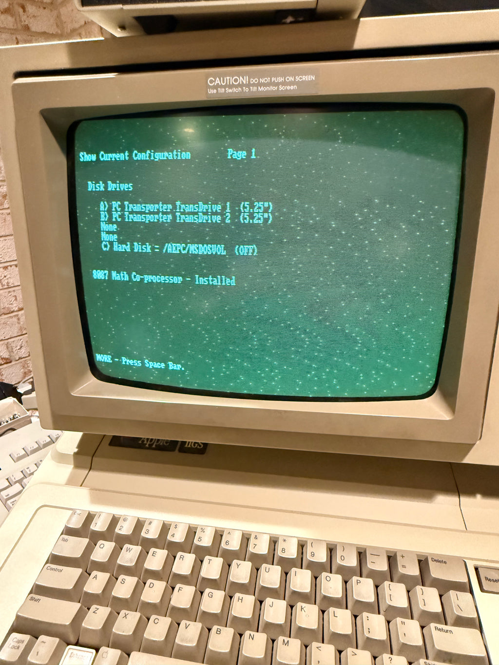 Apple II PC Transporter by Applied Engineering w/ ColorSwitch