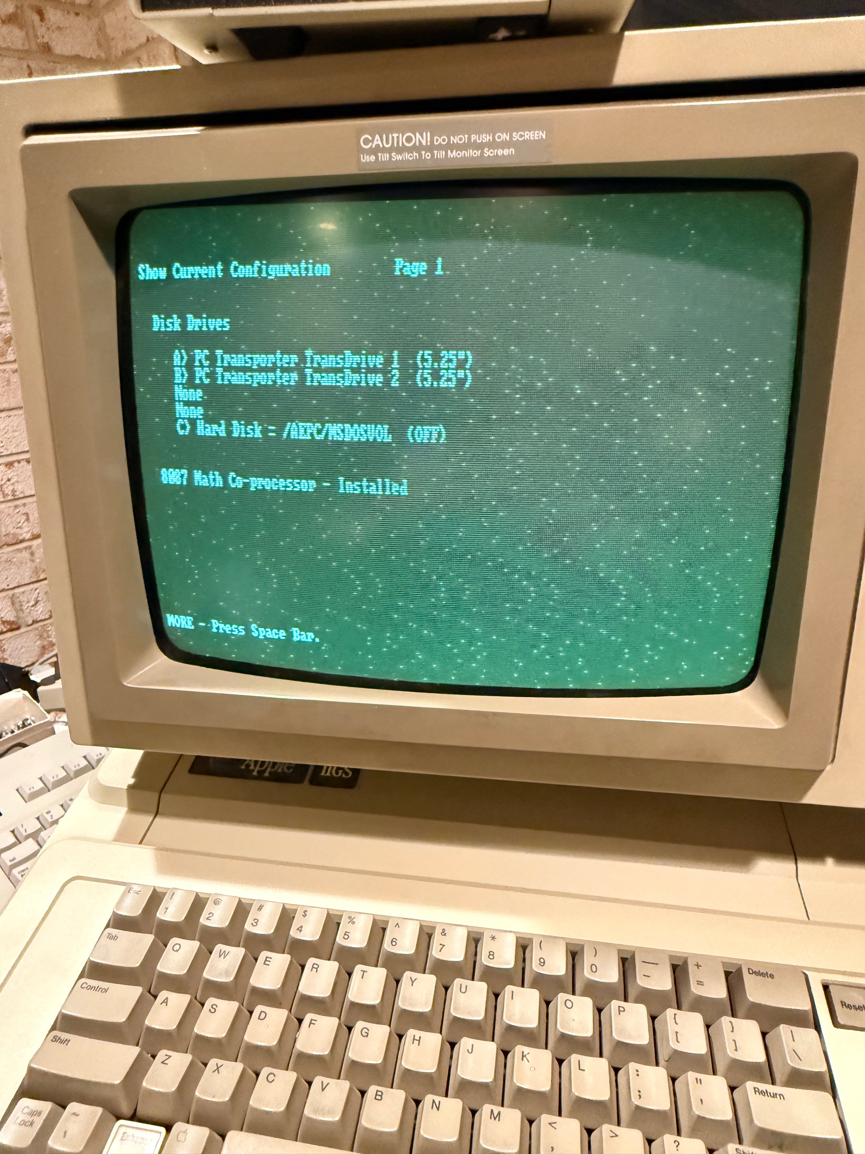 Apple II PC Transporter by Applied Engineering w/ ColorSwitch