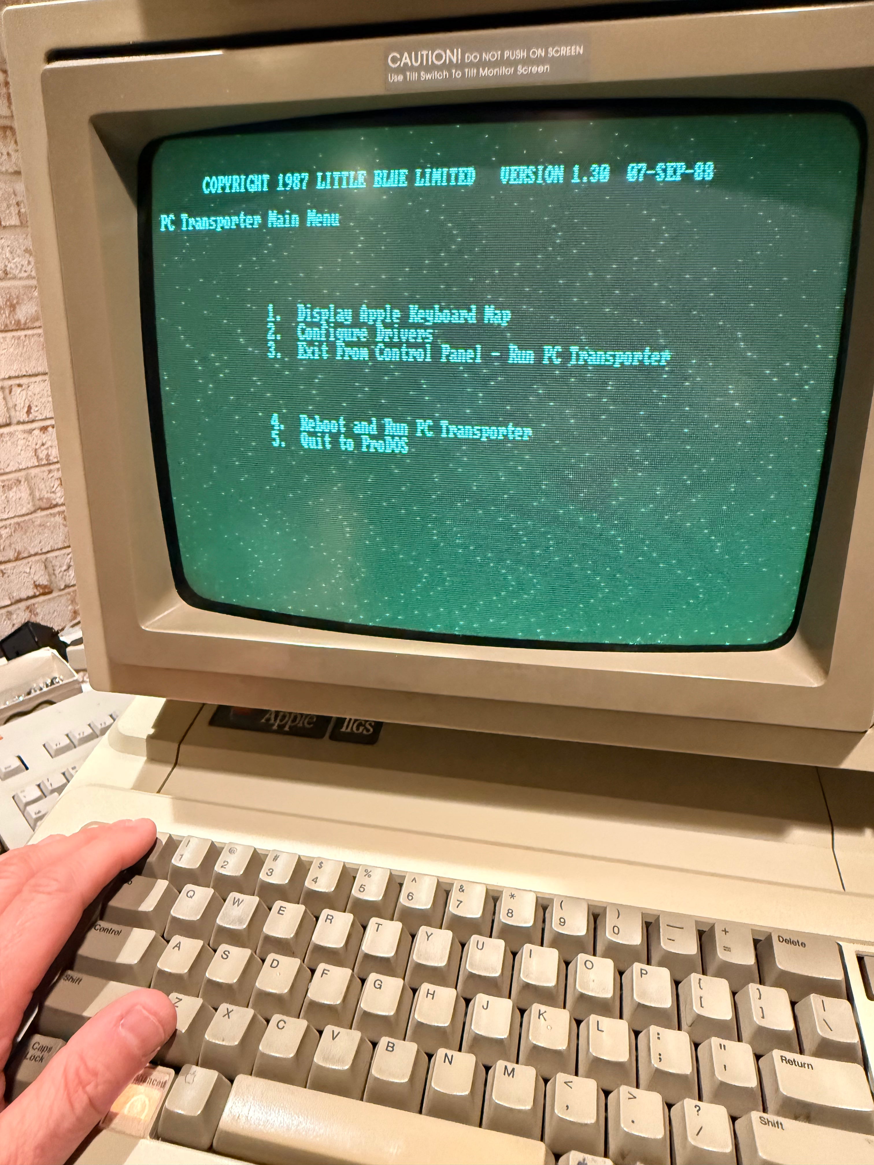 Apple II PC Transporter by Applied Engineering w/ ColorSwitch