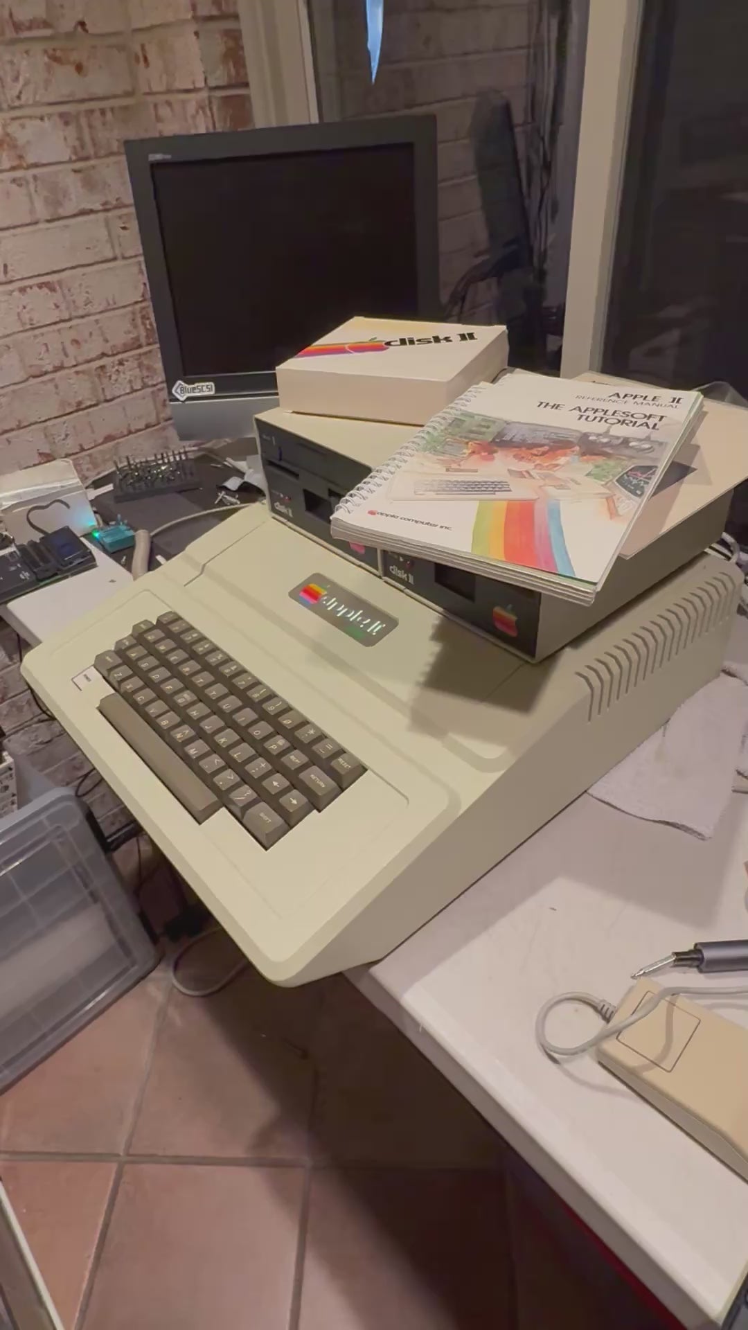 Apple II Plus 64k System w/ Dual Disk II Drives, Super Serial Card : Manuals & Books – TESTED & RESTORED