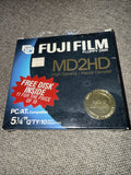 Fuji Film Floppy Disk MD2HD 11-Pack 5-1/4" PC/AT Compatible (New/Opened)