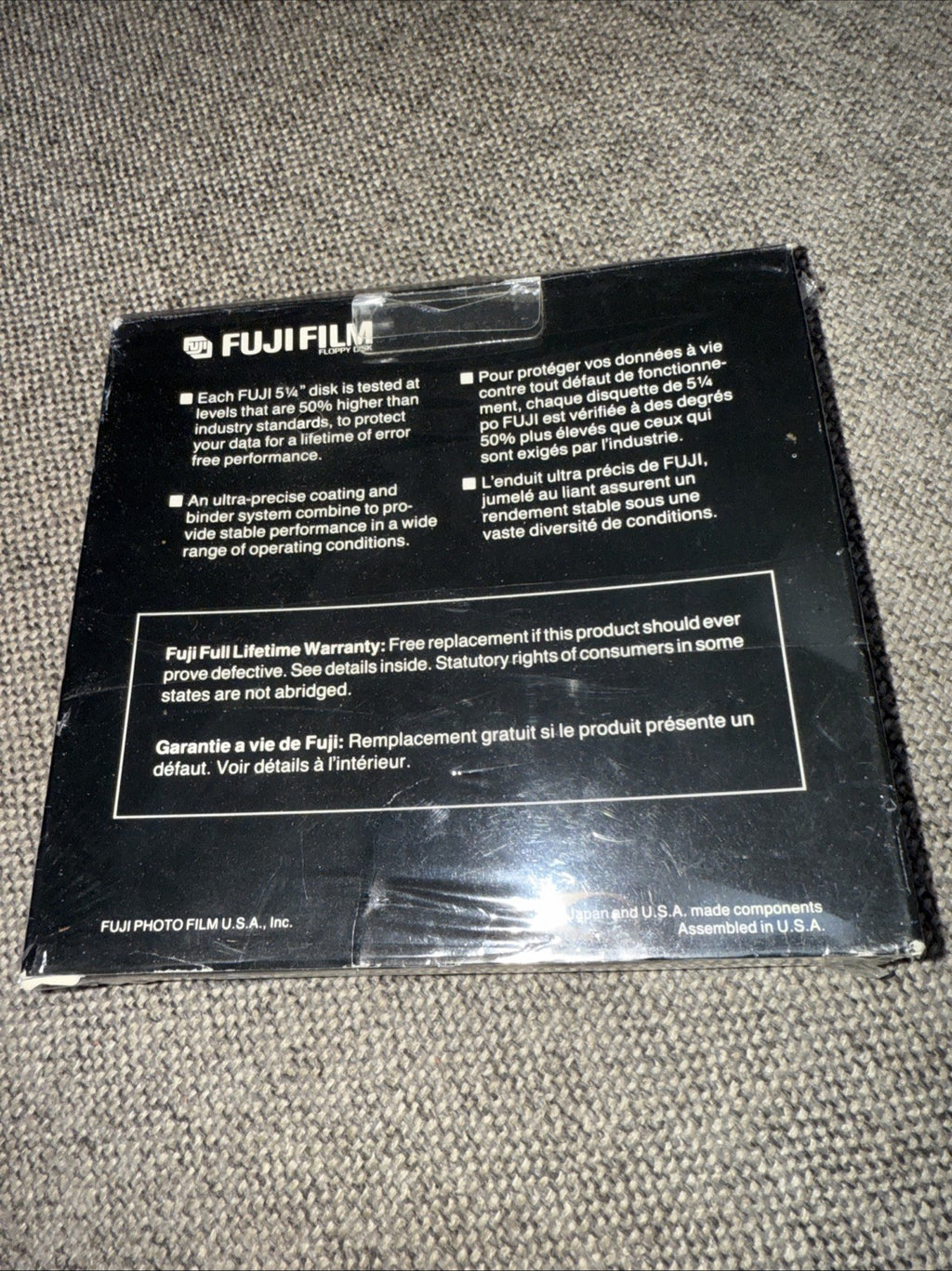 Fuji Film Floppy Disk MD2HD 11-Pack 5-1/4" PC/AT Compatible (New/Opened)