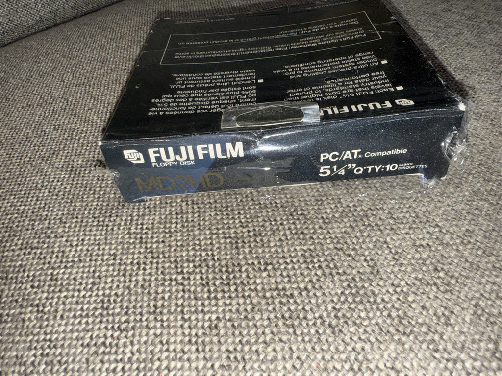 Fuji Film Floppy Disk MD2HD 11-Pack 5-1/4" PC/AT Compatible (New/Opened)