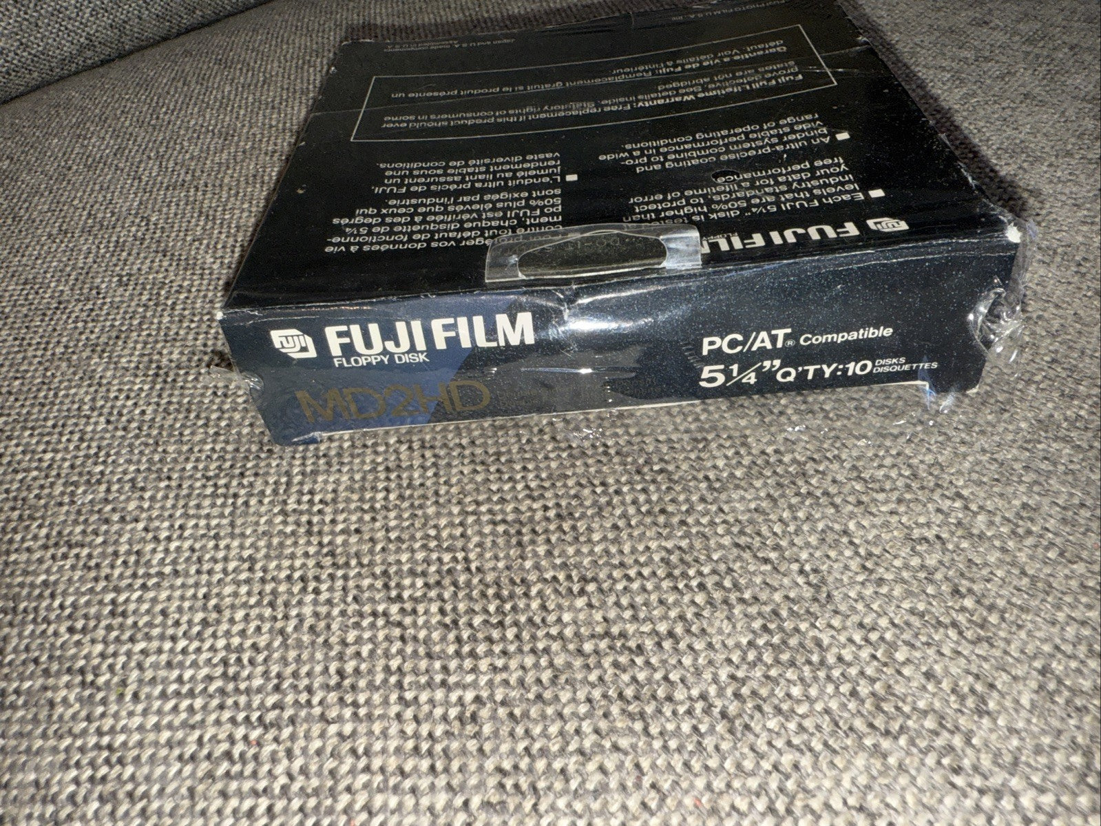 Fuji Film Floppy Disk MD2HD 11-Pack 5-1/4" PC/AT Compatible (New/Opened)